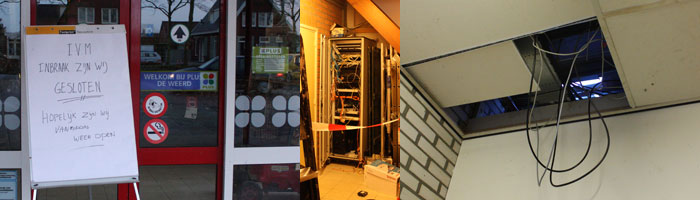 plus gesloten collage