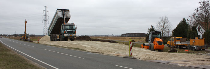 aanleg fietspad