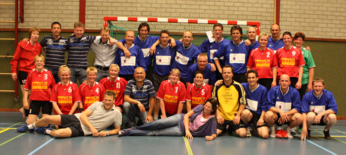 handbalsters en voetballers
