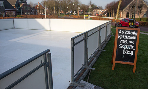 schaatsbaan op de brink
